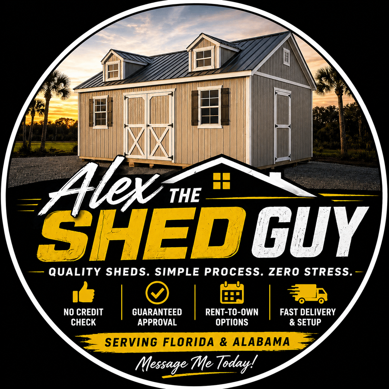 Alex The Shed Guy logo